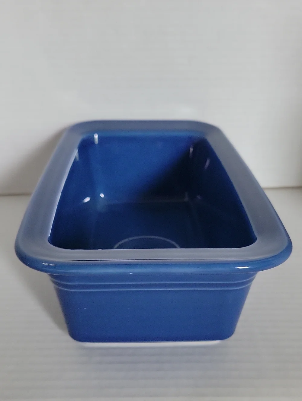 Fiestaware Fiesta Loaf Pan Baking Bakeware Cookware Bake Baker Dish Lapis Blue